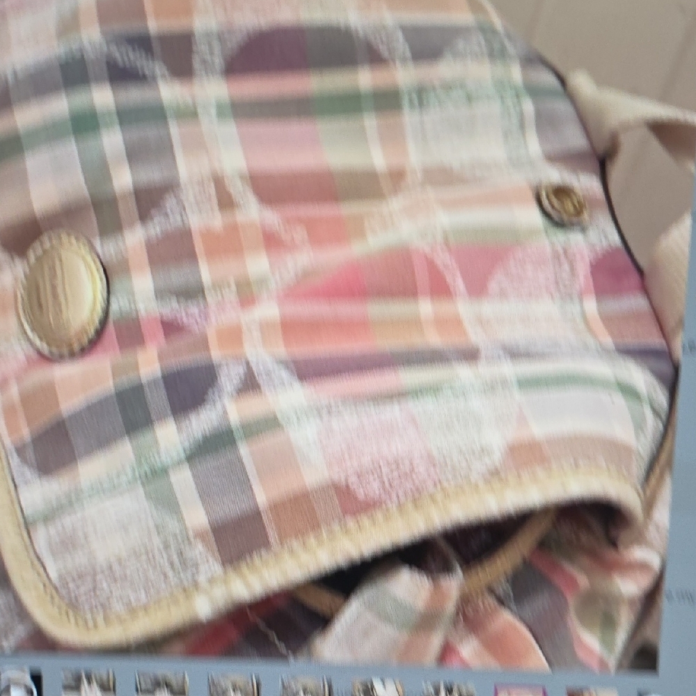 Coacg Plaid Backpack with Drawstring Closure - image 9